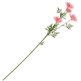 Kunstbloem Japanse chrysant 71cm roze