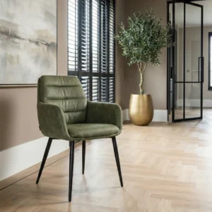 Armstoel Apollo microvezel groen