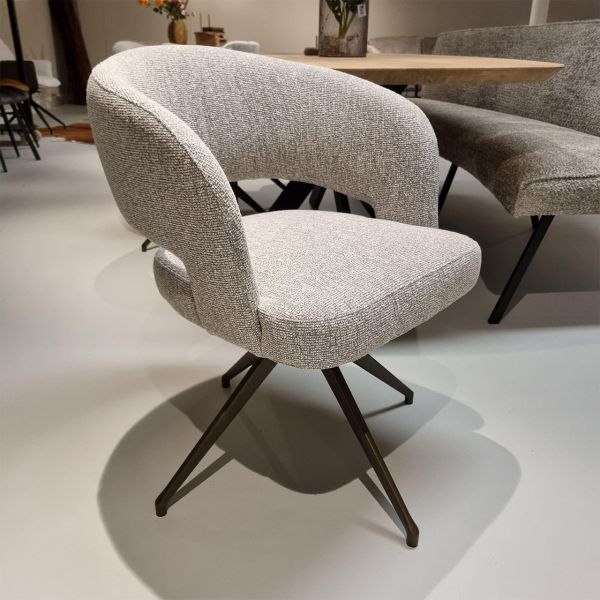 Armstoel Manon draaibaar Lodge 84 Clay