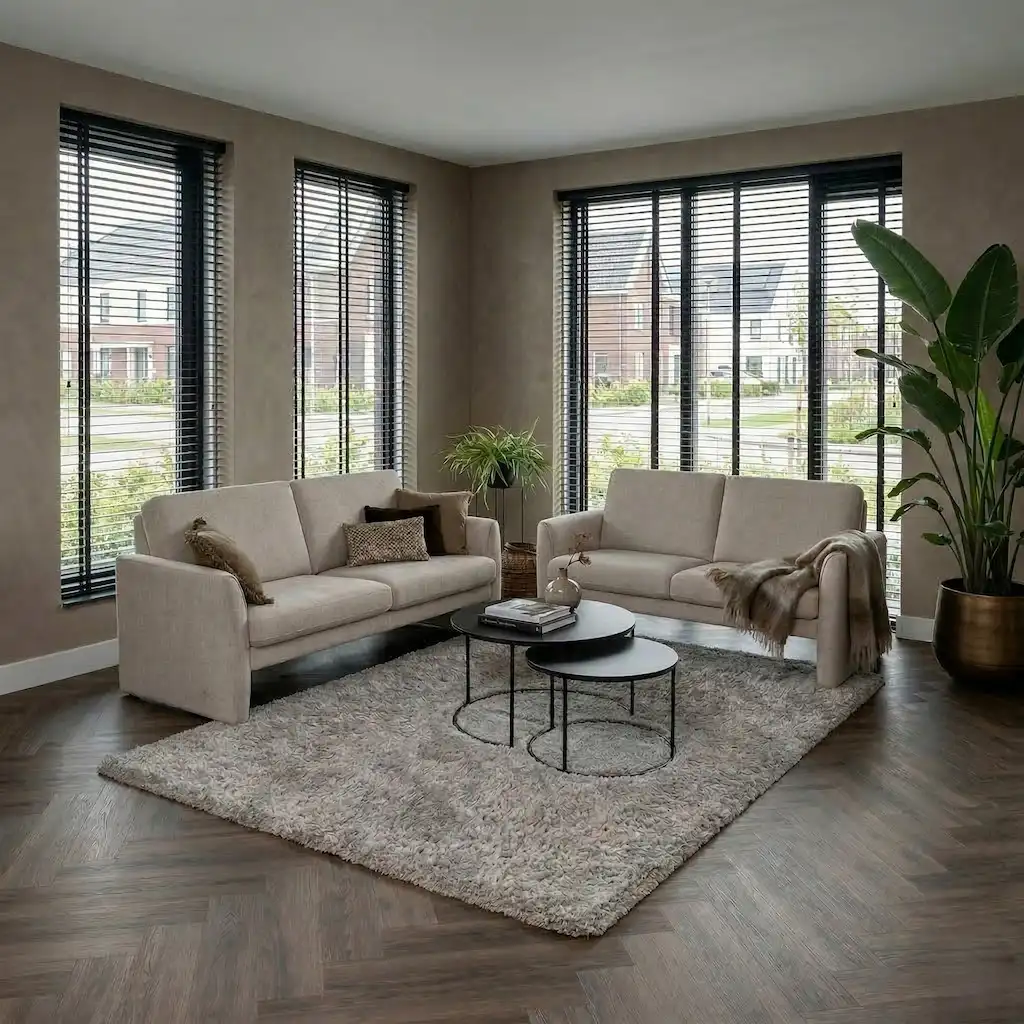 Barneveld 25-zitsbank stof bekleding