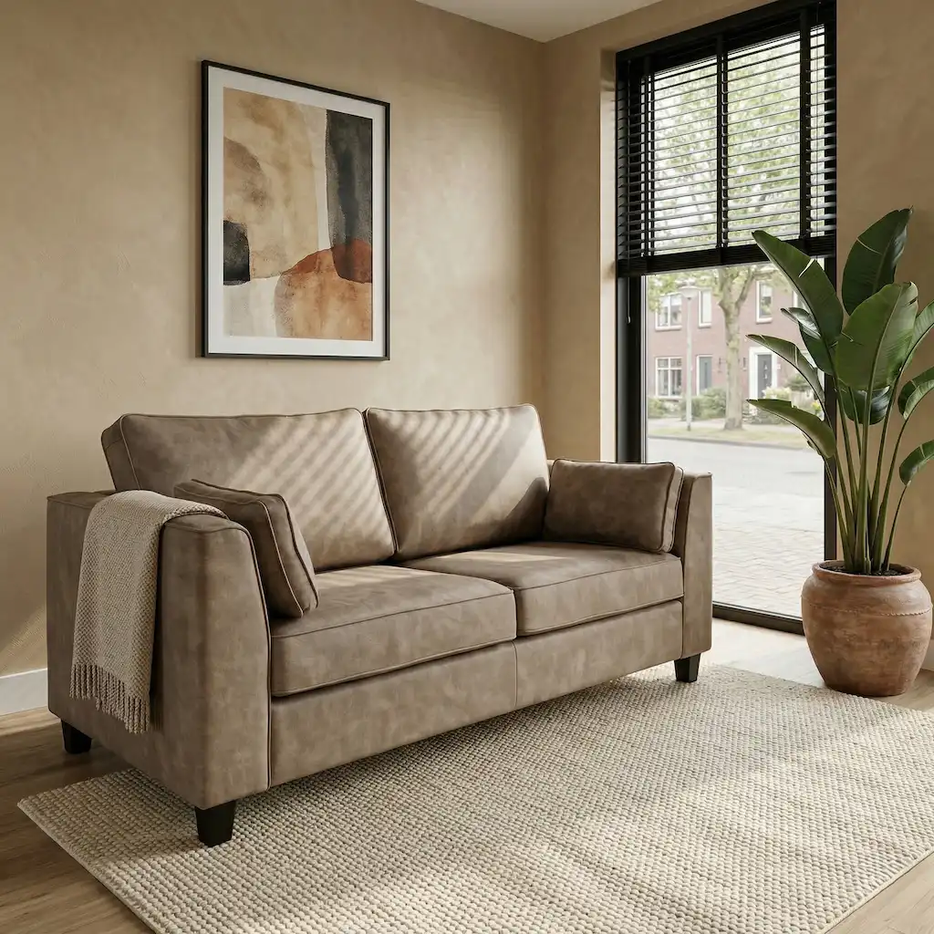 Coevorden bankstel 3+2 Velvet taupe
