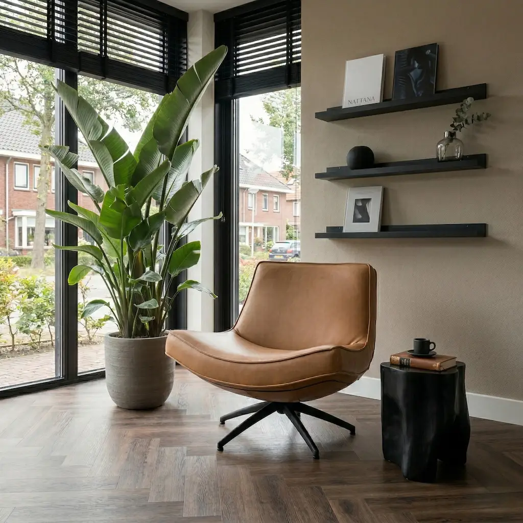 Draaifauteuil Uwa Concrete Camel