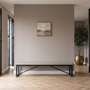 Eetkamerbank Monopoly 150cm Lamulux eiken