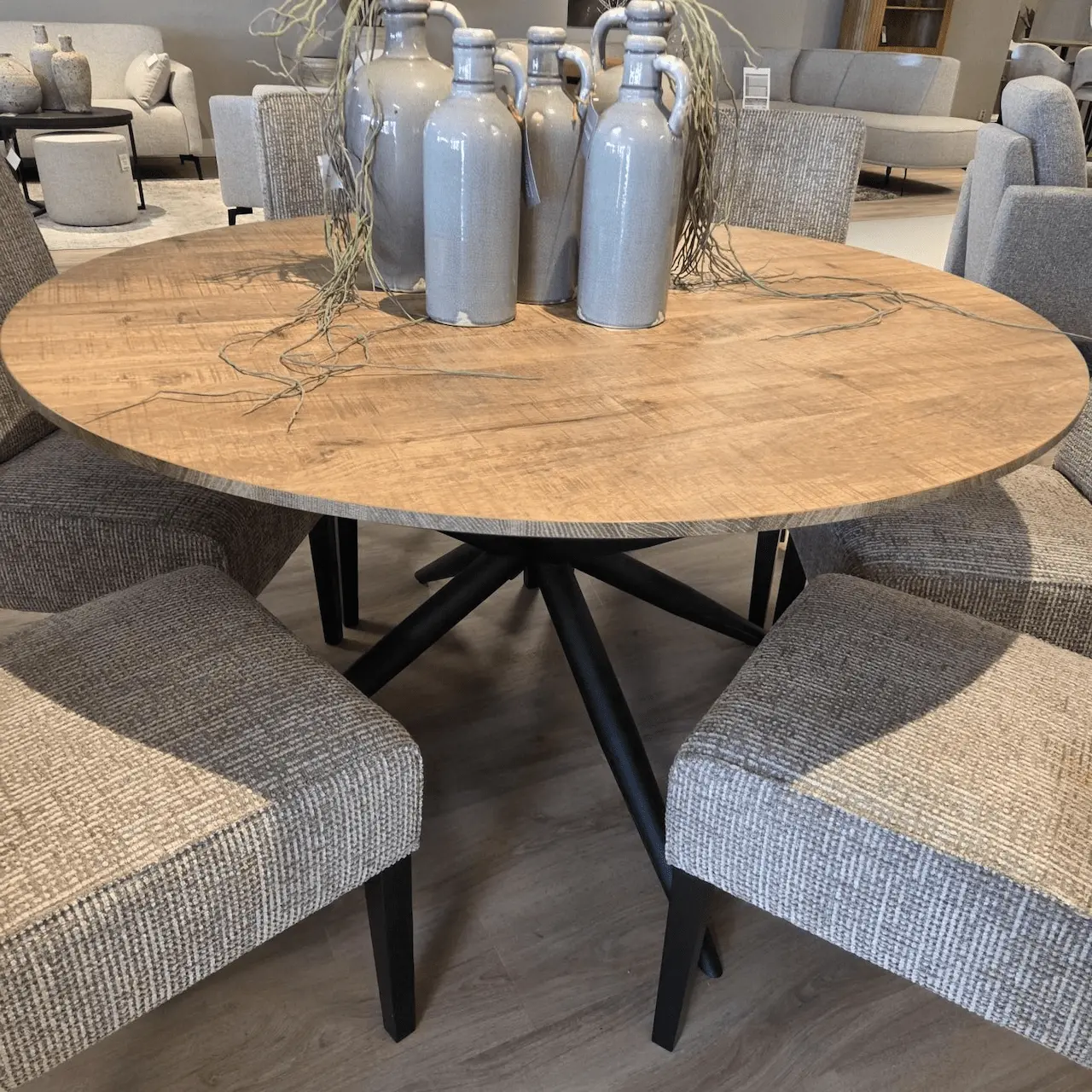 Eetkamertafel-Deventer-rond-lamulux-mango-140cm