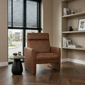 Fauteuil Barneveld Hoog stof bekleding