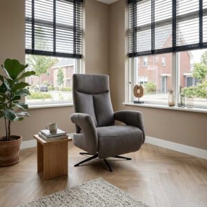 Relaxfauteuil Borculo Antraciet elektrisch 2m