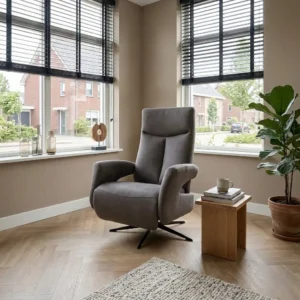 Relaxfauteuil Borculo Antraciet handbediend