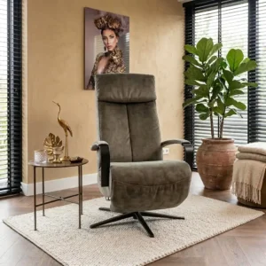 Relaxfauteuil Doetinchem Velvet Groen