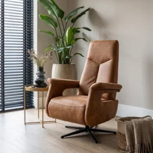 Relaxfauteuil Hoogeveen Bull Camel met sta-op funktie