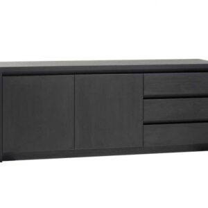 Dressoir Hoogeveen klein 212cm zwart
