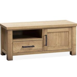 TV kast Emmen klein rustiek eiken 126cm