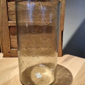 Vaas cylinder bubbelglas 30cm