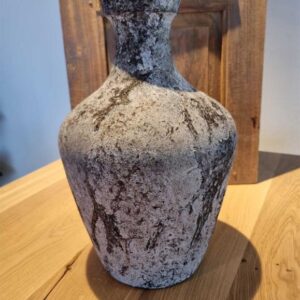 Vaas Keramiek rustiek creme 33x21x21cm