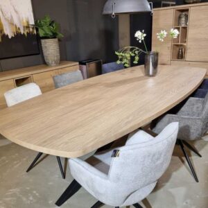 Eetkamertafel Deens Ovaal Lamulux