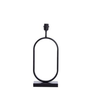 Lampvoet 20x10x45cm Jamiri mat zwart
