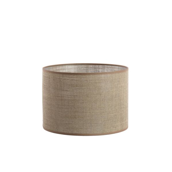 Lampenkap cilinder 30x30x21cm Caden beige