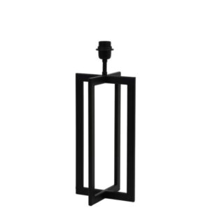 Lampvoet 21x21x46cm Mace mat zwart