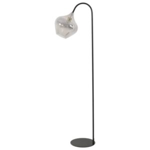 Vloerlamp 45x28x160cm Rakel mat zwart smoke