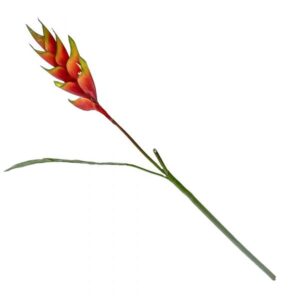 Kunstbloem Heliconia 87cm rood