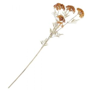 Kunstbloem Achillea 72cm oranje