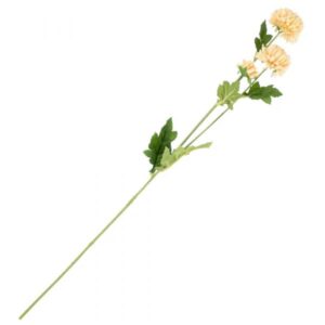 Kunstbloem Chrysant 53cm Peach