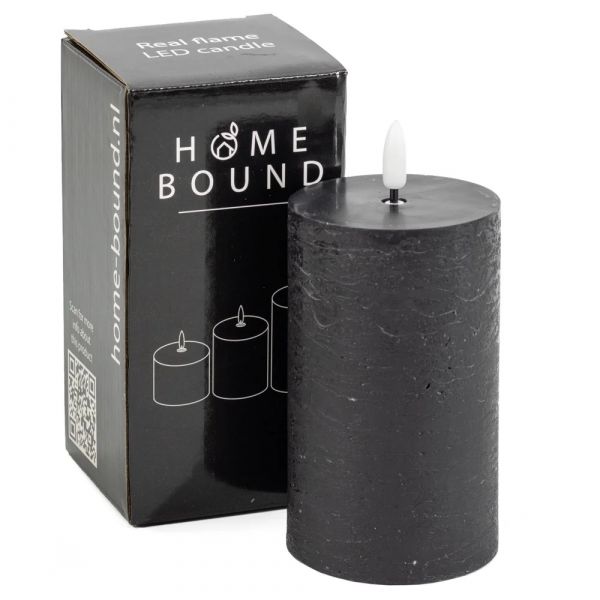 LED stompkaars 12,5cm hoog zwart