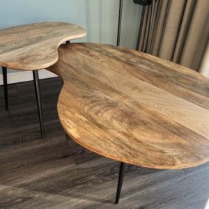Salontafel Verona set 100x70x40cm Mango Naturel