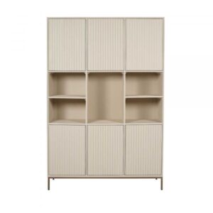 Vakkenkast Madison 135cm mangohout zandkleur