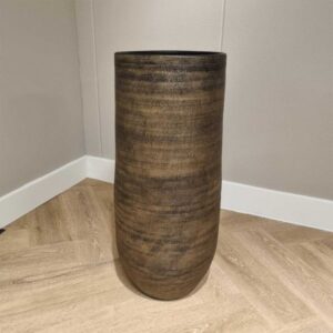 Vaas Keramiek XXL Oldenzaal D38H90CM goud - bruin