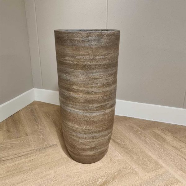 Keramiek XXL Vaas Hengelo D30H70CM industrieel