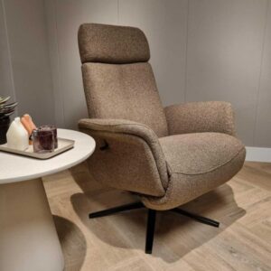 Relaxfauteuil Terborg draaibaar Vista Brown