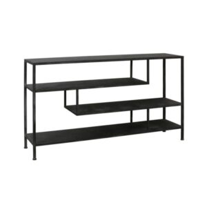 Sidetable YLAYA antiek zwart 140cm