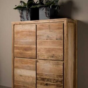Wandkast Hengelo Teak 130cm