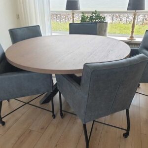 Ronde eettafel Enschede eiken 130cm