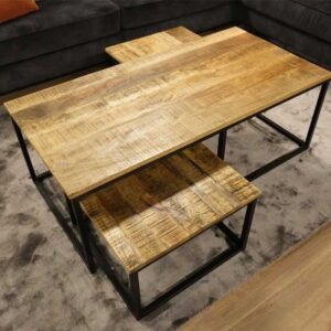 Salontafel Set Lyon Mango Naturel