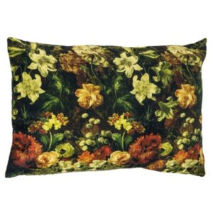 Kussen Velvet 25 bloemen 40x60