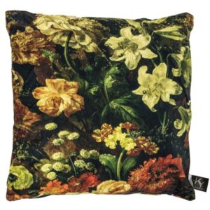 Kussen Velvet 24 bloemen 45x45