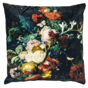Kussen Velvet 23 bloemen 45x45