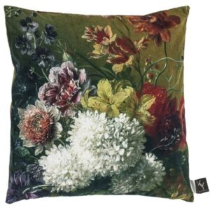 Kussen Velvet 07 bloemen 45x45