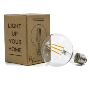 LED lamp 2 watt niet-dimbaar bol groot