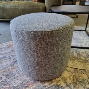 Hocker Enschede 45cm stof grijs