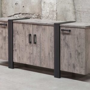 Dressoir Costa 4 deurs eiken