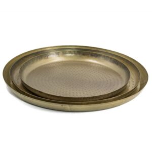 Dienblad set goud (3 stuks)