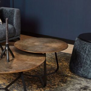 Salontafel Kate rond goud 60cm