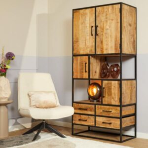 Vakkenkast Denver mango naturel 90cm