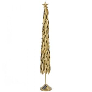 Kerstboom metaal goud | groot
