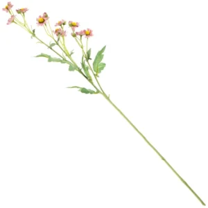 Realistische roze kunstbloem anemoon 78cm lange zijden tak met meerdere bloemen - Meubeldriveinn.nl