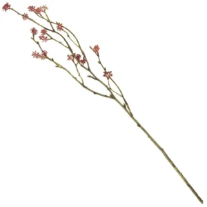 Kunsttak rijstbloem burgundy bordeauxrood 56cm - Meubeldriveinn.nl