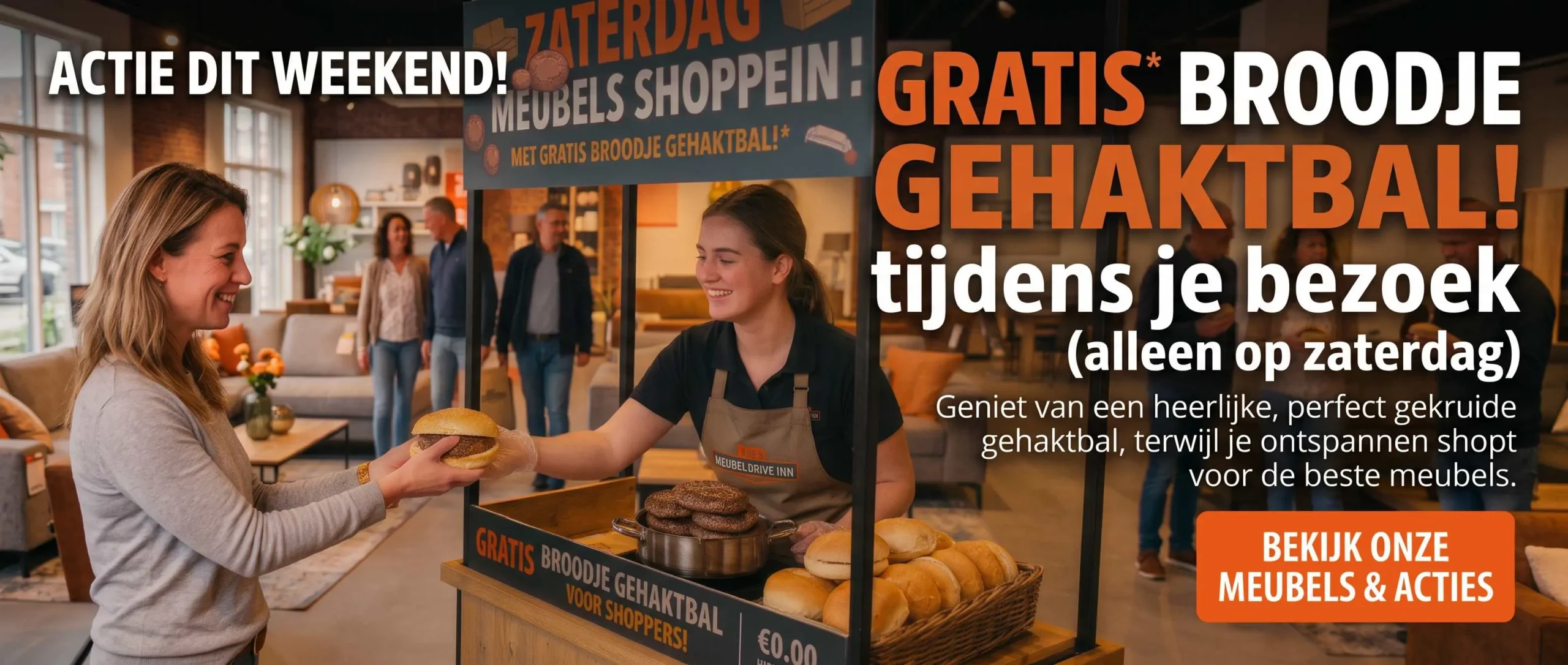 Broodje bal op zaterdag actie