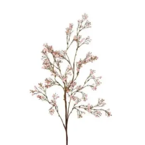 Kunstbloem Gips Gypsophila tak 95 cm lichtroze met verfijnde vertakkingen